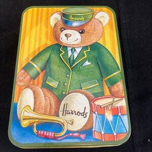 Vintage Harrods cookie tin box. In fabulous Shape